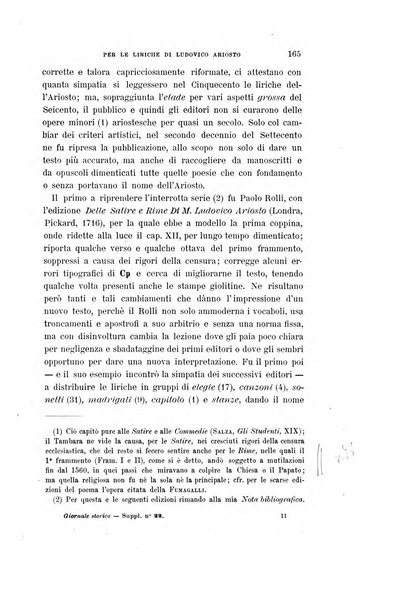 Giornale storico della letteratura italiana. Supplemento