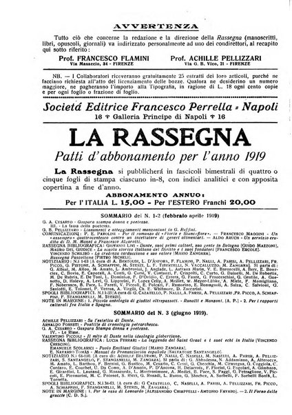 La rassegna