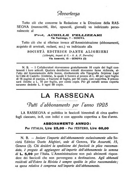 La rassegna