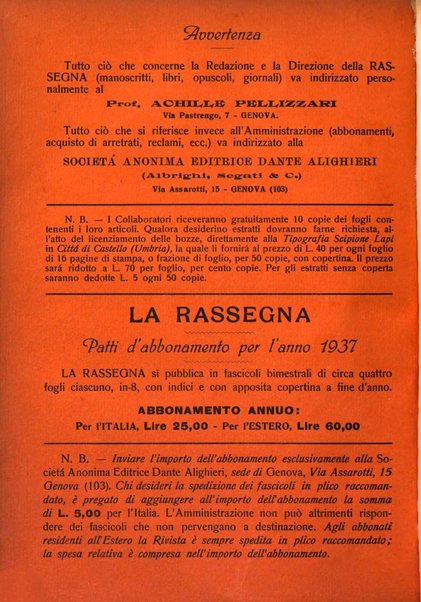 La rassegna