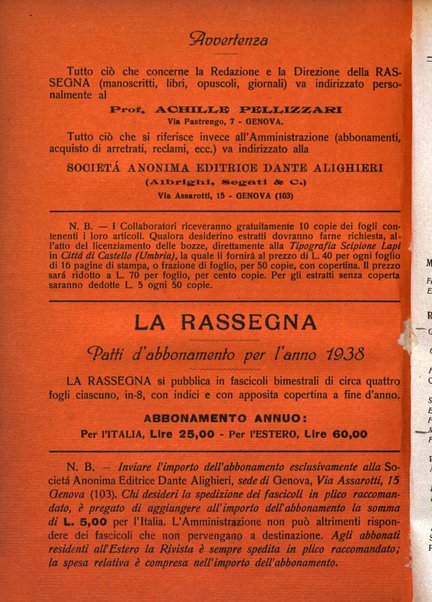 La rassegna