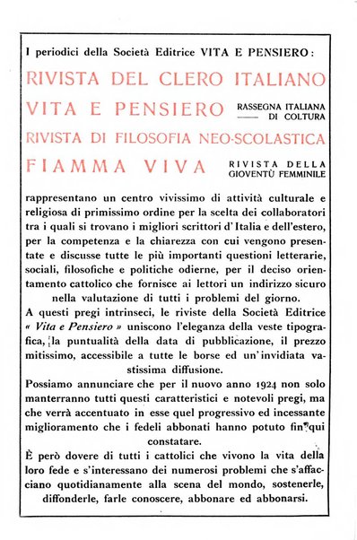 La rivista del clero italiano