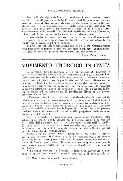 La rivista del clero italiano