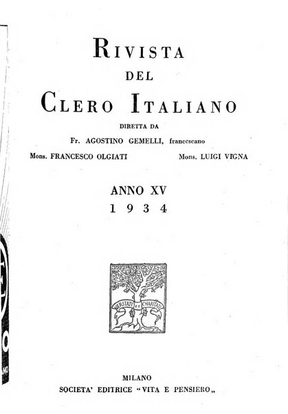 La rivista del clero italiano