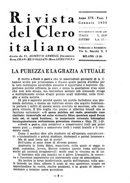 La rivista del clero italiano