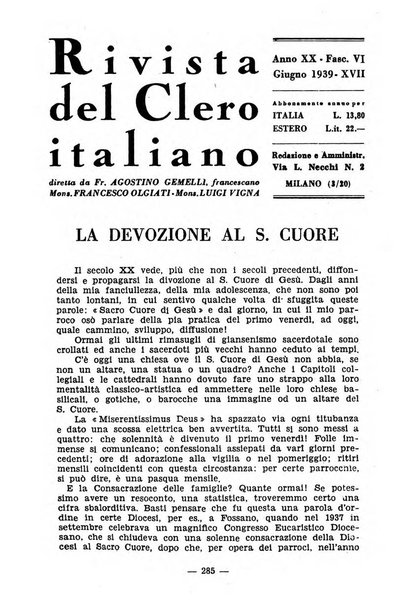 La rivista del clero italiano