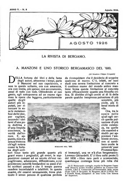 La rivista di Bergamo mensile illustrata