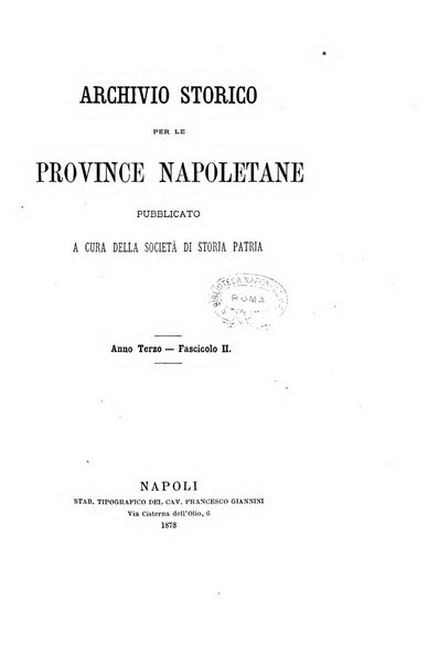 Archivio storico per le province napoletane