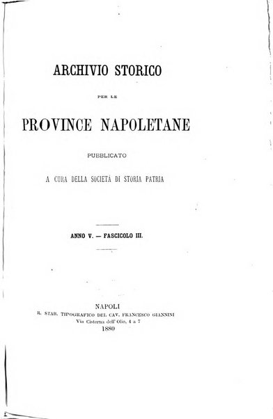 Archivio storico per le province napoletane