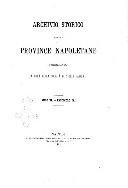 Archivio storico per le province napoletane