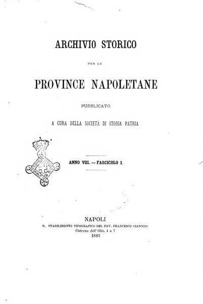 Archivio storico per le province napoletane