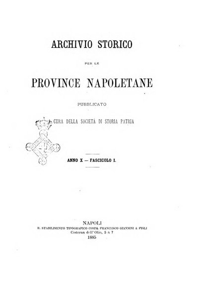 Archivio storico per le province napoletane