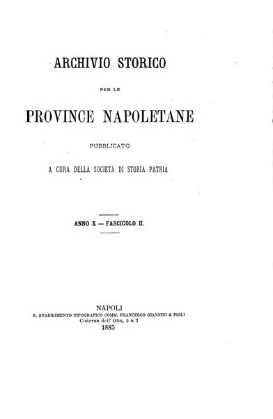 Archivio storico per le province napoletane