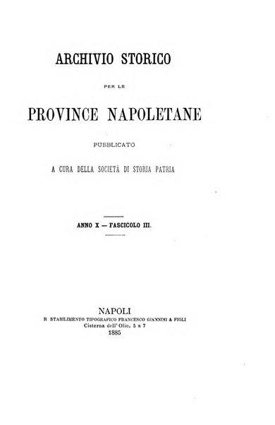 Archivio storico per le province napoletane