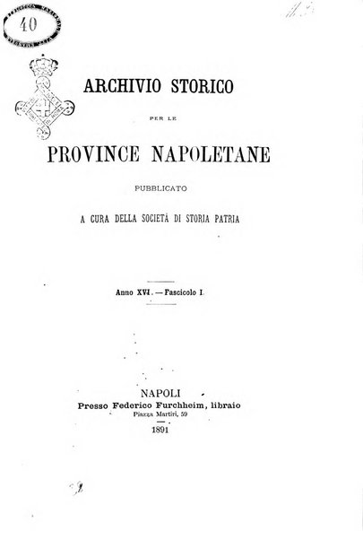 Archivio storico per le province napoletane