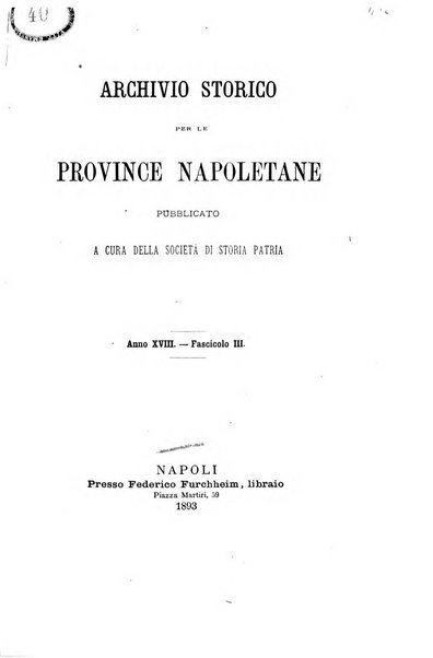 Archivio storico per le province napoletane