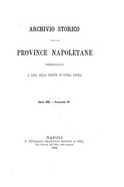 Archivio storico per le province napoletane