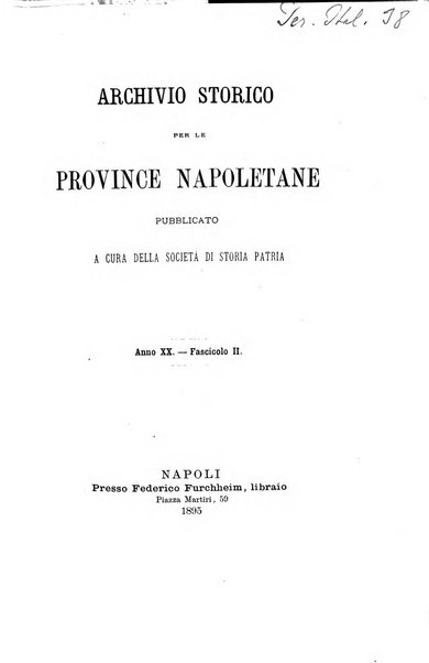 Archivio storico per le province napoletane