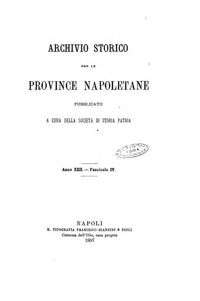 Archivio storico per le province napoletane