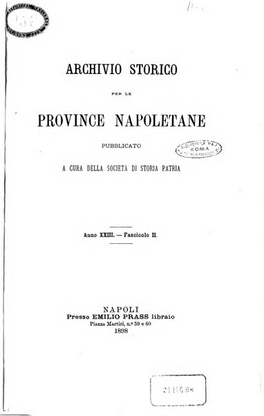 Archivio storico per le province napoletane