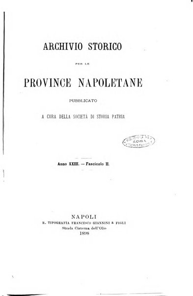 Archivio storico per le province napoletane