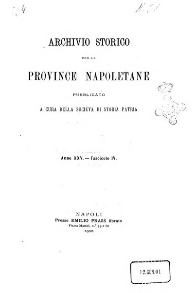 Archivio storico per le province napoletane