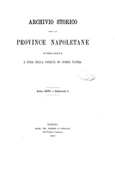 Archivio storico per le province napoletane