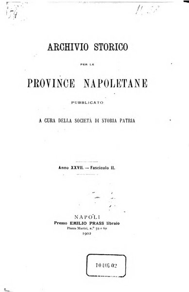 Archivio storico per le province napoletane