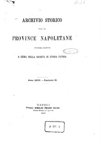 Archivio storico per le province napoletane