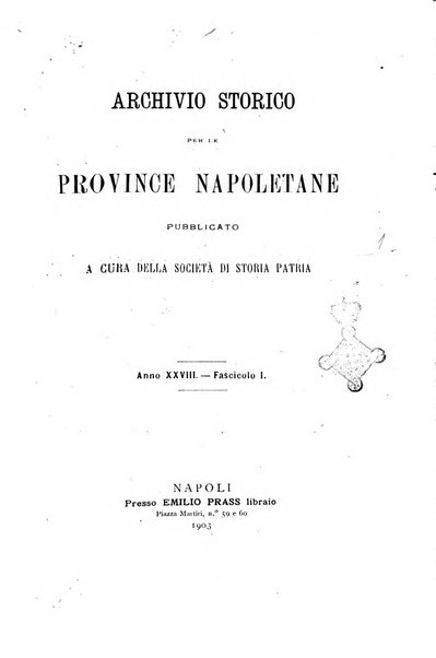 Archivio storico per le province napoletane