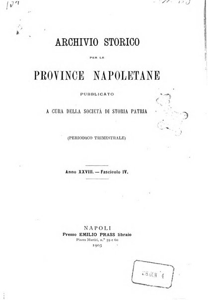 Archivio storico per le province napoletane