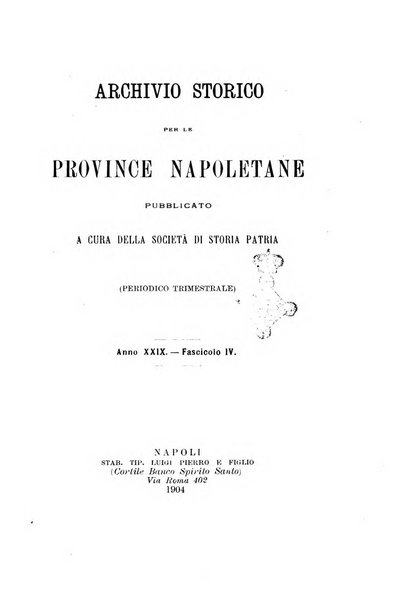 Archivio storico per le province napoletane