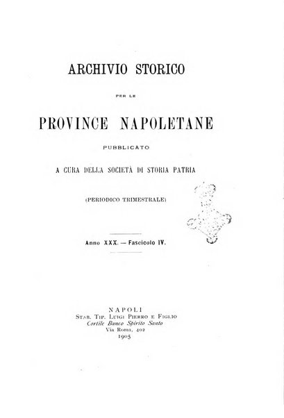 Archivio storico per le province napoletane