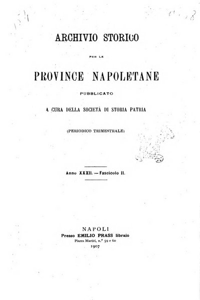 Archivio storico per le province napoletane