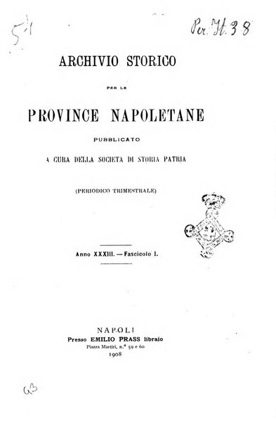 Archivio storico per le province napoletane