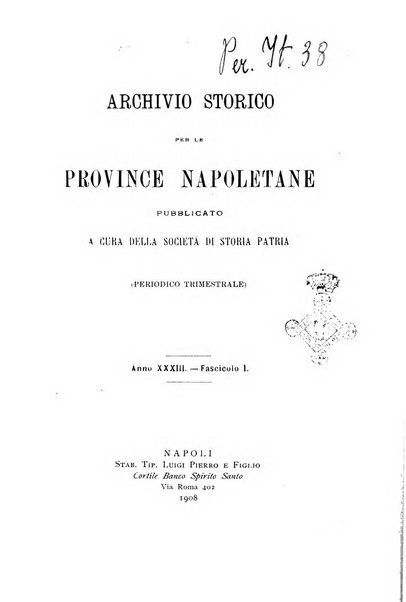 Archivio storico per le province napoletane