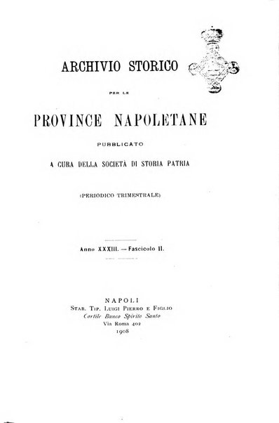 Archivio storico per le province napoletane