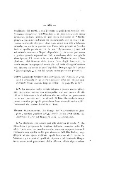 Archivio storico per le province napoletane