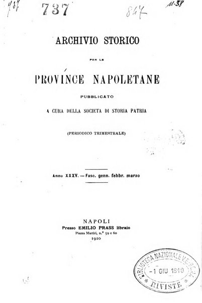 Archivio storico per le province napoletane