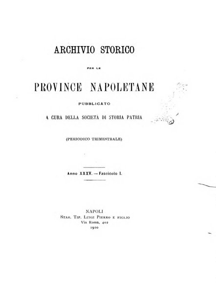 Archivio storico per le province napoletane