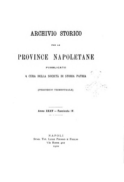 Archivio storico per le province napoletane