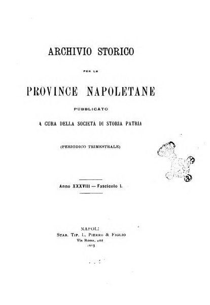 Archivio storico per le province napoletane