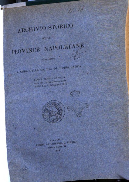 Archivio storico per le province napoletane