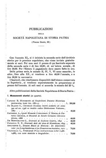 Archivio storico per le province napoletane