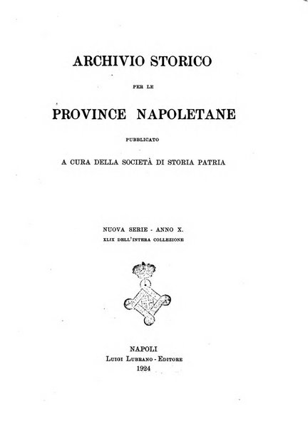 Archivio storico per le province napoletane