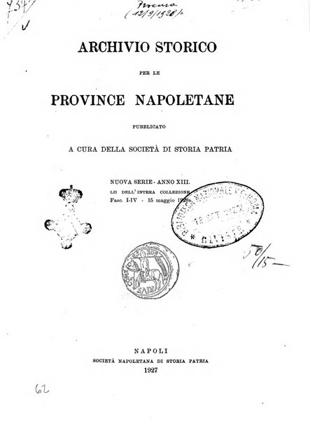 Archivio storico per le province napoletane