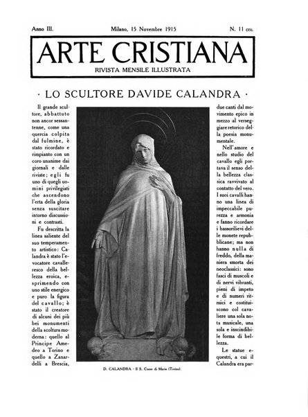 Arte cristiana rivista mensile illustrata