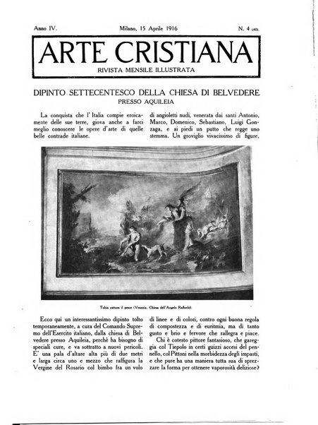 Arte cristiana rivista mensile illustrata