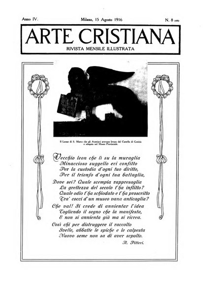 Arte cristiana rivista mensile illustrata