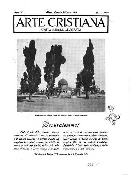 Arte cristiana rivista mensile illustrata